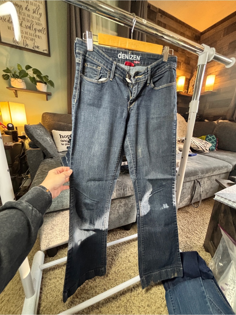 Denizen from Levi's Women’s Dark Wash Flare Jeans - Blue